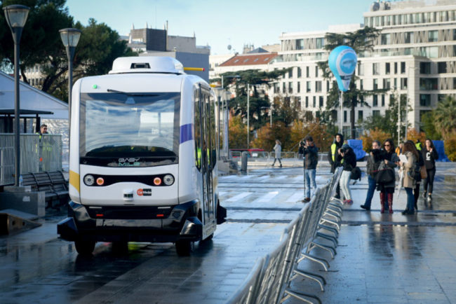 Minibús autónomo – Easymile